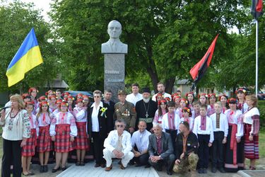 Відкриття пам’ятника Степану Бандері
