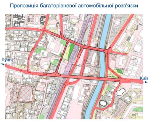 Багаторівнева розв’язка та мережа велосипедних доріжок*