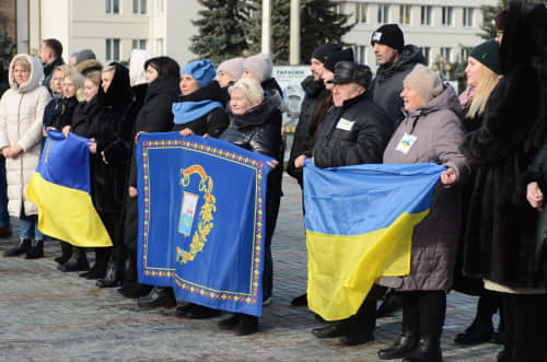 У Рівному «Ланцюгом єднання» відзначили День Соборності